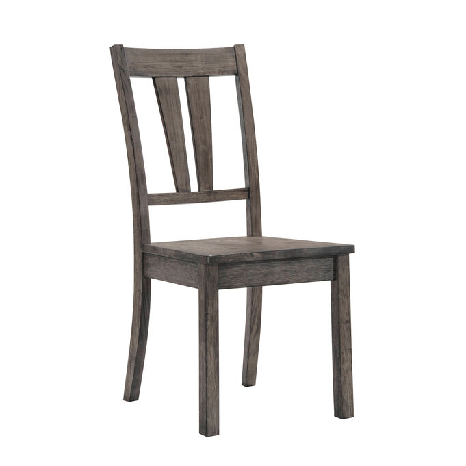 Nathan Gray Oak Side Chair