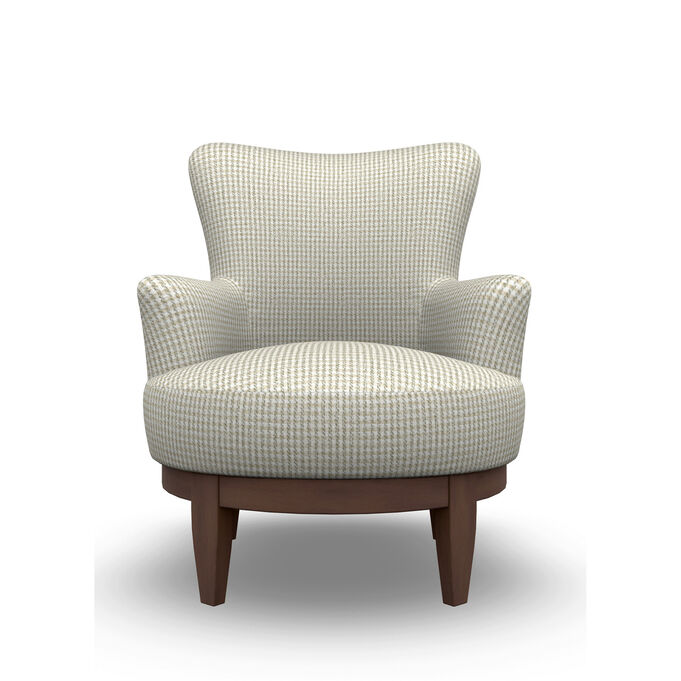 Best Home Furnishings | Justine Graphite Swivel Chair