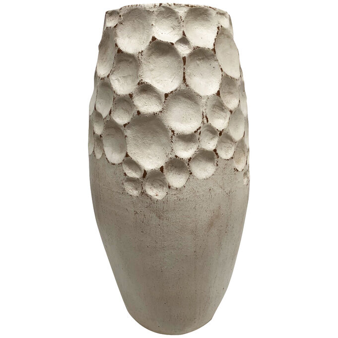 Terracotta Jarron Colmena Bone Large Honeycomb Floor Vase