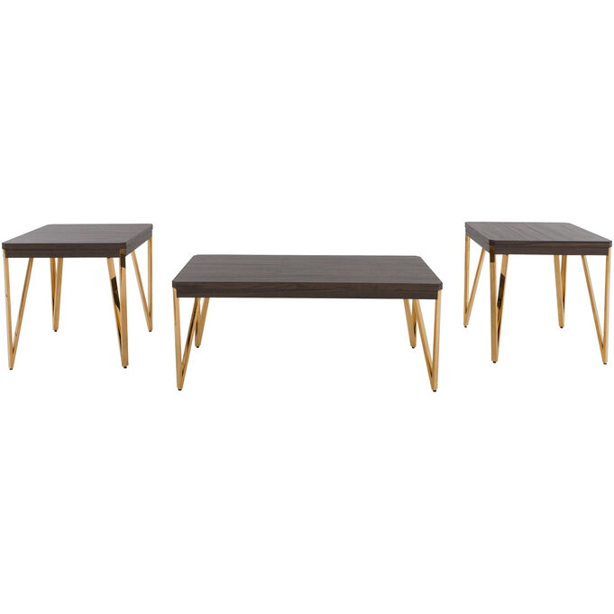 Ashley Furniture | Bandyn Brown Set of 3 Occasional Tables