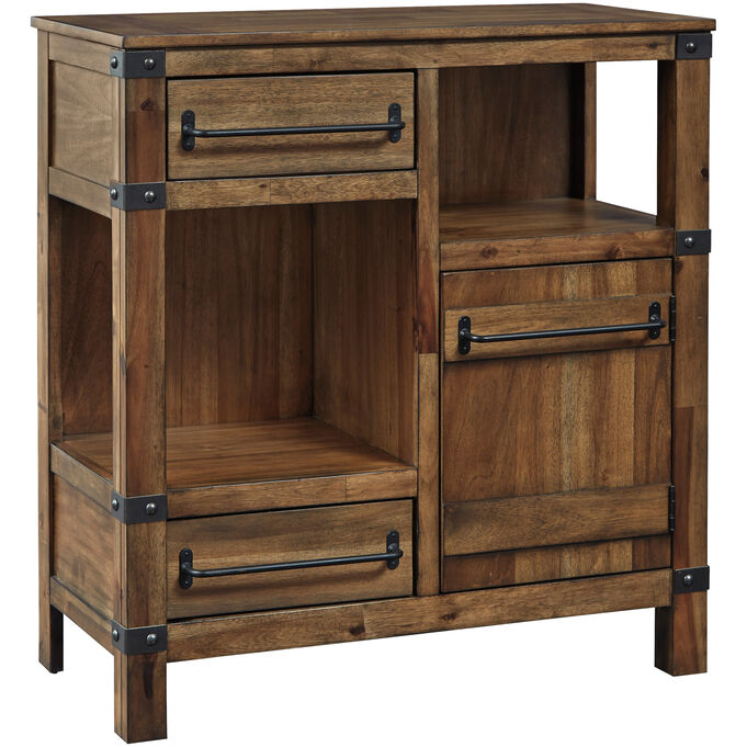 Ashley Furniture | Roybeck Brown Accent Cabinet | Light Brown
