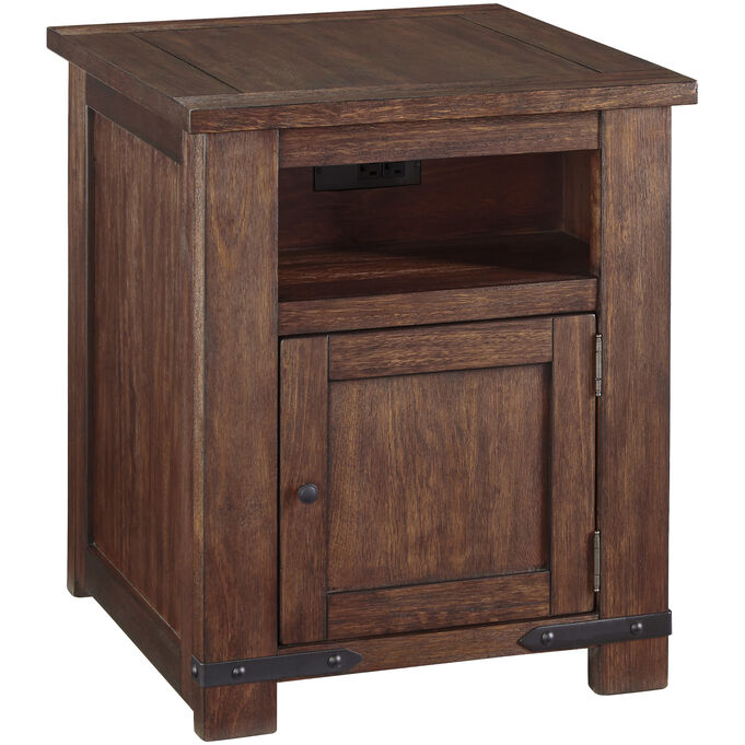 Ashley Furniture | Budmore Brown End Table