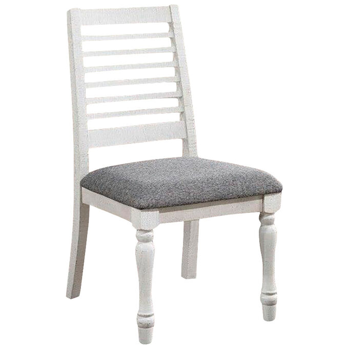 Calabria Antique White Side Chair