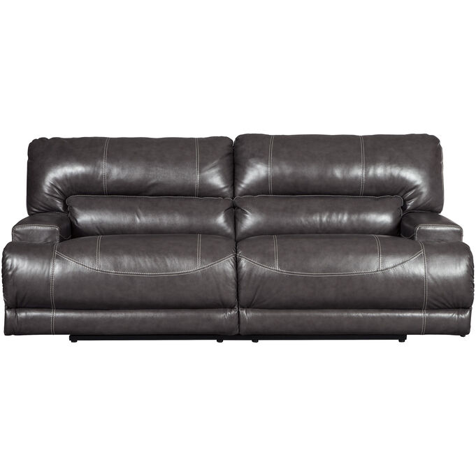 Ashley Furniture | McCaskill Gray Reclining Sofa
