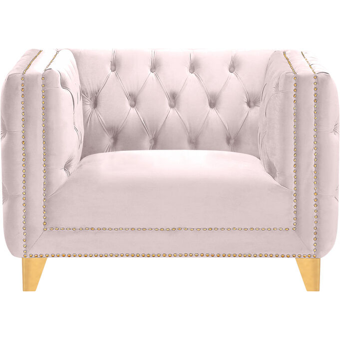 Meridian Furniture , Michelle Pink Chair