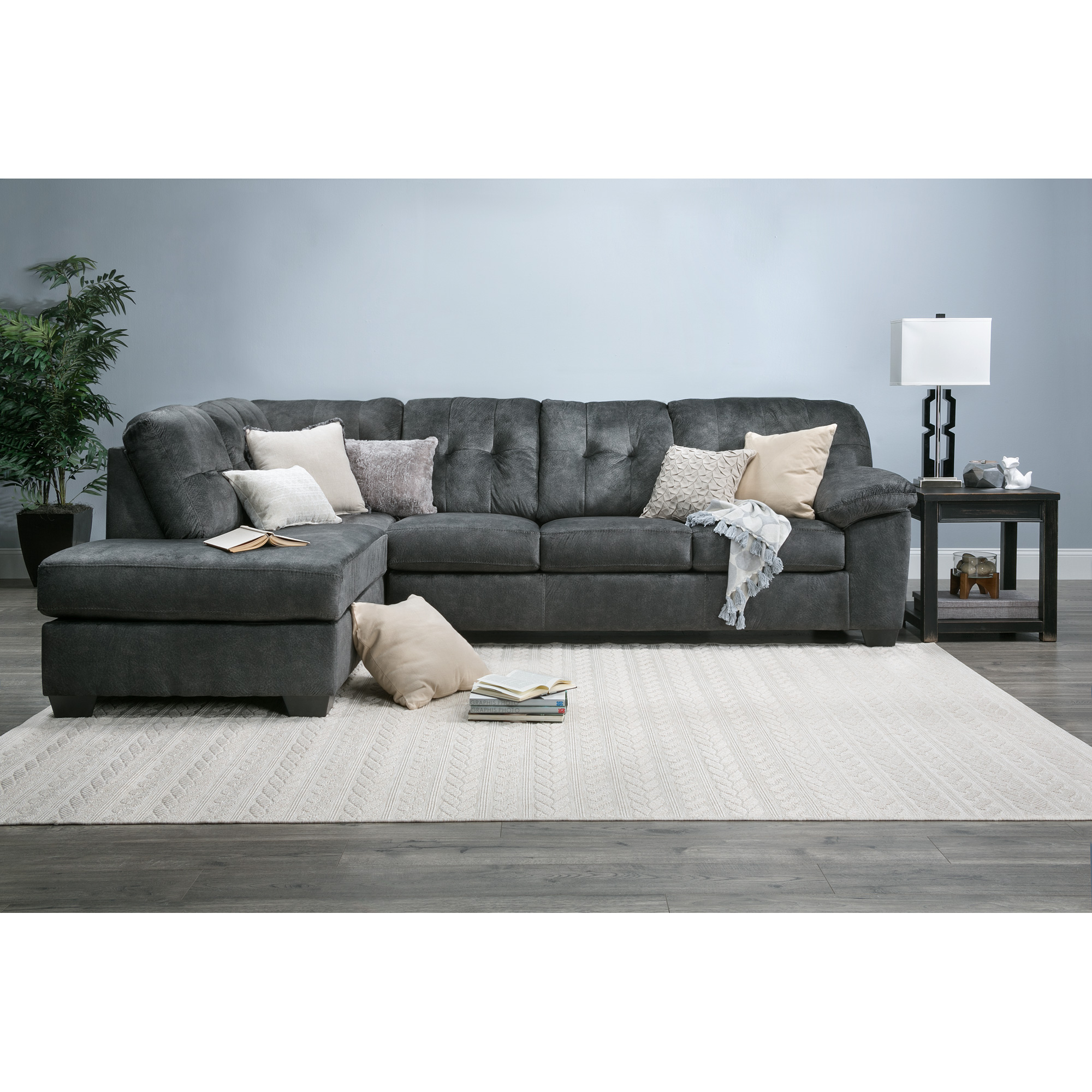 Bellows Left Chaise Sectional Living