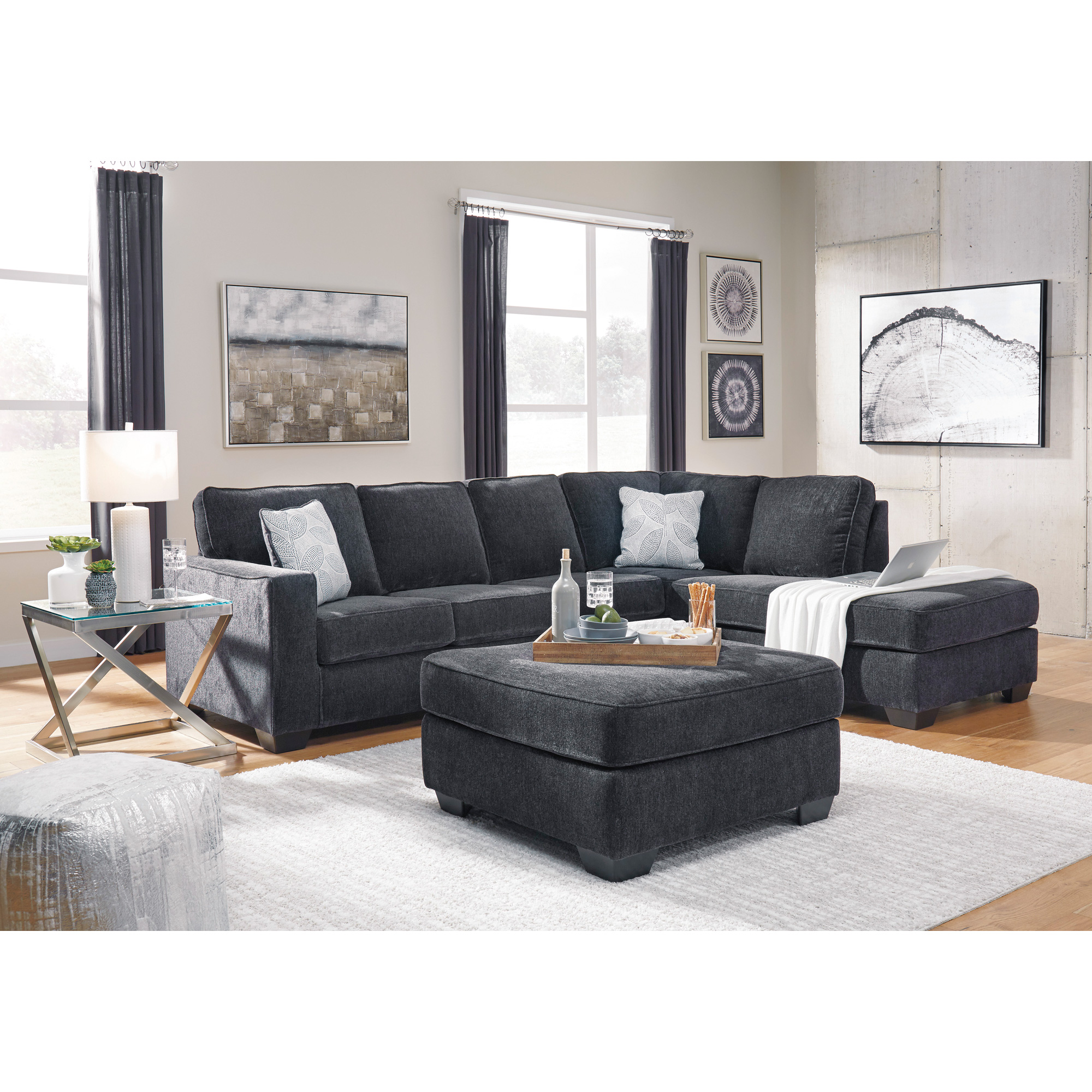 Riles Right Chaise Sectional Living